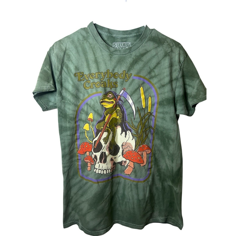 Steven Rhodes Men's Short Sleeve T Shirt Festival Morbid Death Small Frog